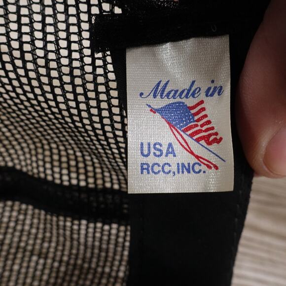 Vintage Shure Hat Cap Snap Back Black Mesh Trucker Promo Sound Audio Mens 80s - Picture 8 of 9